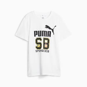 PUMA x SPONGEBOB SQUAREPANTS Youth T-shirt, PUMA White, extralarge-IND