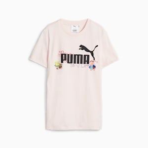 PUMA x SPONGEBOB SQUAREPANTS Youth T-shirt, Frosty Pink, extralarge-IND