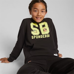 PUMA x SPONGEBOB SQUAREPANTS Youth Hoodie, PUMA Black, extralarge-IND