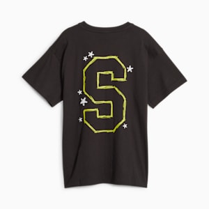 PUMA x SPONGEBOB SQUAREPANTS Big Kids' Graphic Tee, PUMA Black, extralarge