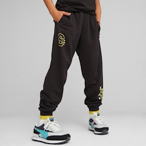 Pantalon en molleton PUMA x SPONGEBOB SQUAREPANTS Jeunes, PUMA Black, extralarge