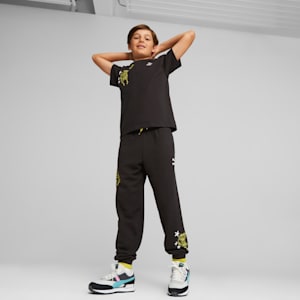 Pantalon en molleton PUMA x SPONGEBOB SQUAREPANTS Jeunes, PUMA Black, extralarge