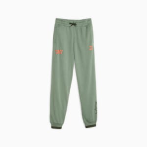 PUMA x SPONGEBOB SQUAREPANTS Big Kids' Sweatpants, Eucalyptus, extralarge