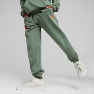 PUMA x SPONGEBOB SQUAREPANTS Big Kids' Sweatpants, Eucalyptus, extralarge