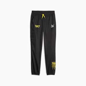 Pants de sarga para adolescentes PUMA x SPONGEBOB SQUAREPANTS, PUMA Black, extralarge