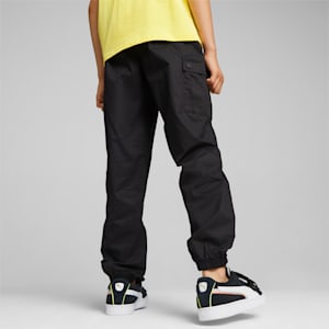 PUMA x SPONGEBOB Youth Twill Pants, PUMA Black, extralarge-IND