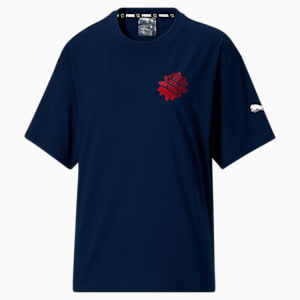Camiseta de básquetbol STEWIE x RUBY para mujer, Persian Blue-PUMA White