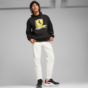 Scuderia Ferrari Race CBS Men's Motorsport Hoodie, PUMA Black, extralarge