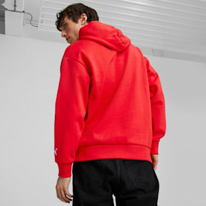 Sudadera con capucha Scuderia Ferrari Race CBS de automovilismo para hombre, Rosso Corsa, extralarge