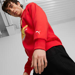 Scuderia Ferrari Race CBS Men's Motorsport Hoodie, Rosso Corsa, extralarge