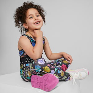 PUMA x LIBERTY Kids' Crop Top, PUMA Black, extralarge-GBR