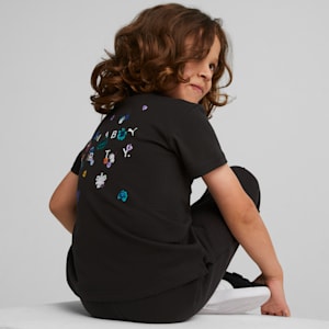 PUMA x LIBERTY Kids' Graphic Tee, PUMA Black, extralarge