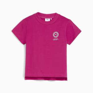 Camiseta gráfica PUMA x LIBERTY para niño, Pinktastic, extralarge