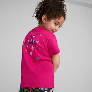 PUMA x LIBERTY Kids' Graphic Tee, Pinktastic, extralarge-GBR