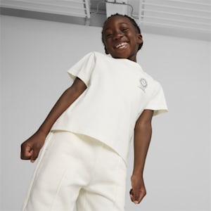 Camiseta gráfica PUMA x LIBERTY para niño, Warm White, extralarge