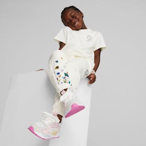 PUMA x LIBERTY Kids' Graphic Tee, Warm White, extralarge-GBR