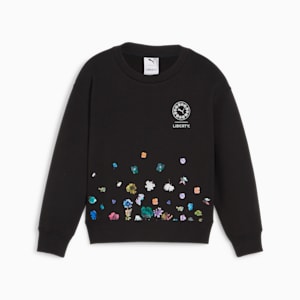 PUMA x LIBERTY Kids' Sweatshirt, PUMA Black, extralarge-GBR