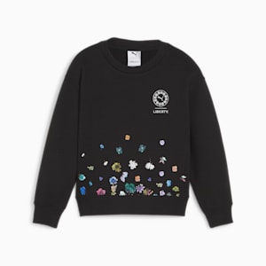PUMA x LIBERTY Girls' Sweatshirt, PUMA Black, extralarge