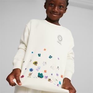 PUMA x LIBERTY Kids' Sweatshirt, Warm White, extralarge-GBR