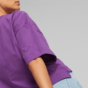 ウィメンズ PUMA WITH SWAROVSKI CRYSTALS Tシャツ, Purple Pop, extralarge-JPN