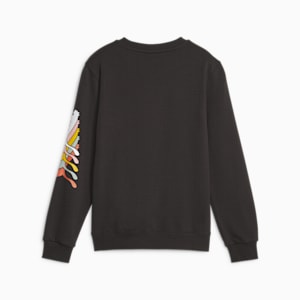 Classics Brand Love Boys' Sweatshirt, PUMA Black, extralarge