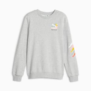 Sudadera Classics Brand Love para Adolescente, Light Gray Heather, extralarge