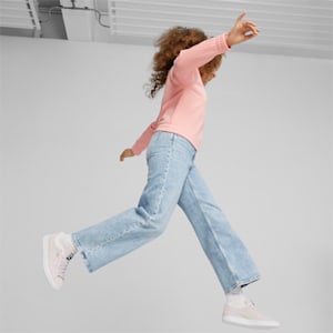 T7 Youth Quarter-Zip, Peach Smoothie, extralarge-GBR