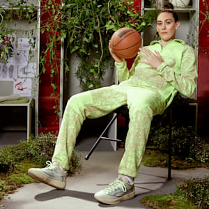 STEWIE x EARTH Women's Dime Half-Zip, Lily Pad, extralarge