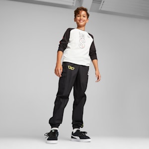 キッズ PUMA x スポンジ・ボブ Tシャツ 長袖 128cm-164cm, PUMA White, extralarge-JPN