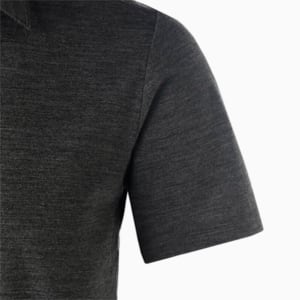 メンズ ゴルフ EGW ウォッシャブル ウール 半袖 ポロシャツ, QUIET SHADE Heather