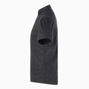 メンズ ゴルフ EGW ウォッシャブル ウール 半袖 ポロシャツ, QUIET SHADE Heather
