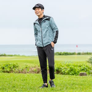 メンズ ゴルフ EGW ウーブン スリム テーパード パンツ, PUMA Black, extralarge-JPN
