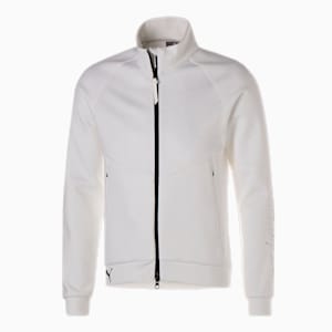 メンズ ゴルフ EGW ダブル ニット フルジップ ジャケット, Bright White