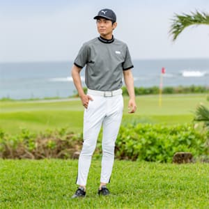 メンズ ゴルフ EGW ウーブン スリム パンツ, Bright White