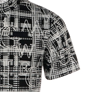 メンズ ゴルフ EGW グラフィック 半袖 モックネック シャツ, PUMA Black