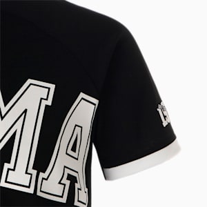 メンズ ゴルフ 接触冷感 ビッグ ロゴ 半袖 モックネック シャツ, PUMA Black