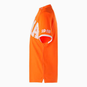メンズ ゴルフ 接触冷感 ビッグ ロゴ 半袖 モックネック シャツ, Rickie Orange, extralarge-JPN