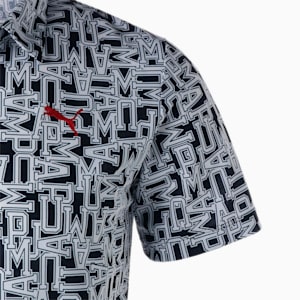 メンズ ゴルフ RANDOM グラフィック 半袖 ポロシャツ, Navy Blazer, extralarge-JPN