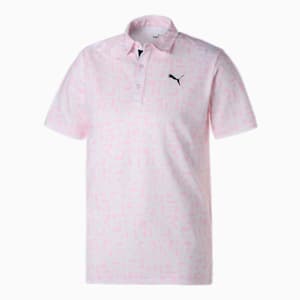 メンズ ゴルフ RANDOM グラフィック 半袖 ポロシャツ, Pearl Pink, extralarge-JPN