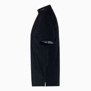 メンズ ゴルフ グラフィック ストライプ 半袖 モックネック シャツ, PUMA Black, extralarge-JPN
