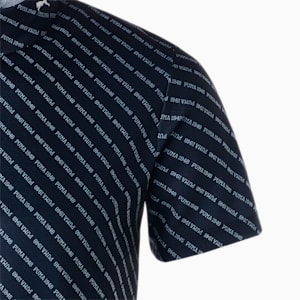 メンズ ゴルフ グラフィック ストライプ 半袖 モックネック シャツ, Navy Blazer, extralarge-JPN