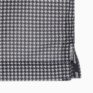 メンズ ゴルフ HOUNDTOOTH グラフィック 半袖 モックネック ポロシャツ, PUMA Black, extralarge-JPN