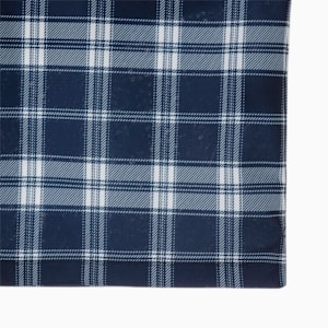 メンズ ゴルフ PLAID グラフィック 半袖 ポロシャツ, Navy Blazer, extralarge-JPN