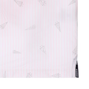 メンズ ゴルフ フラッグプリント シアサッカー 半袖 ポロシャツ, Pearl Pink