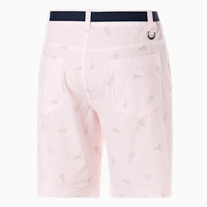 メンズ ゴルフ フラッグプリント シアサッカー ショーツ, Pearl Pink, extralarge-JPN