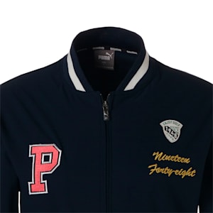 ウィメンズ ゴルフ フルジップ ウーブン ジャケット, Navy Blazer