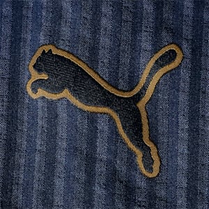 ウィメンズ ゴルフ フラッグ プリント シアサッカー 半袖 ポロシャツ, PUMA Black, extralarge-JPN