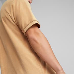 メンズ CLASSICS パイル ポロシャツ, Dusty Tan