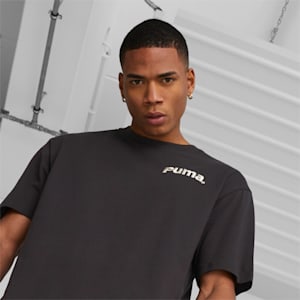 PUMA TEAM Graphic Tee Men, PUMA Black, extralarge-GBR