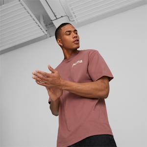 メンズ PUMA TEAM グラフィック Tシャツ, Wood Violet